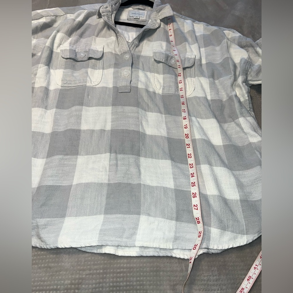 Women's American Eagle Flannel Pullover large - Picture 7 of 7